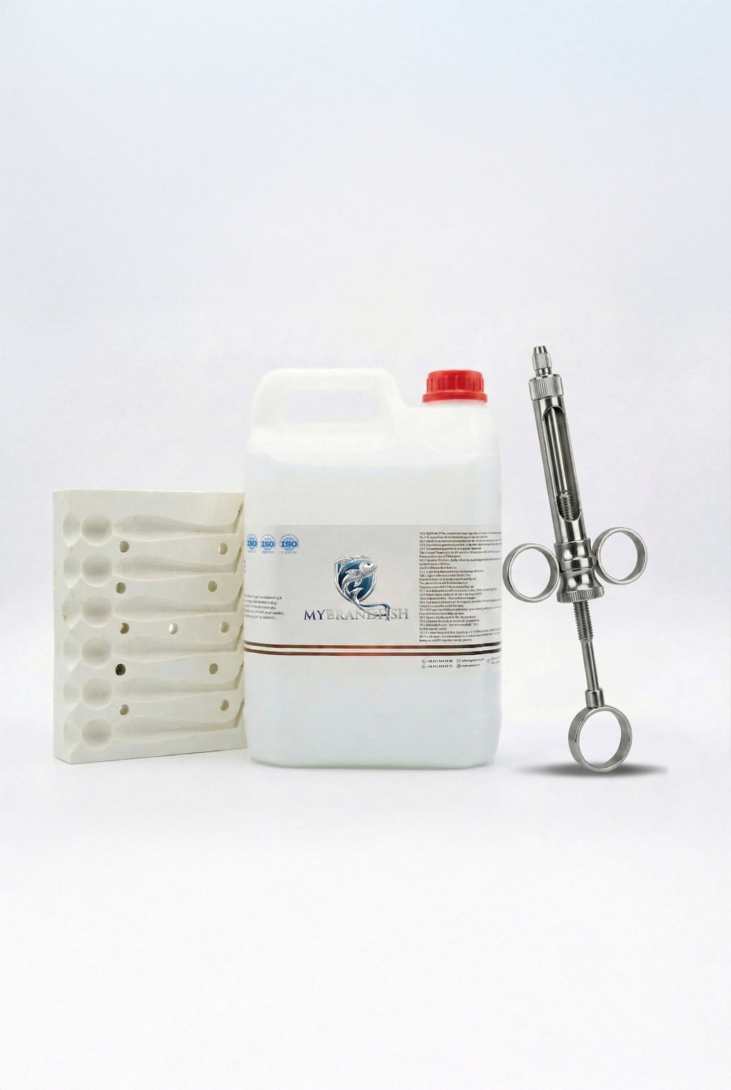 "Hızlı Üretim" Profesyonel Silikon Döküm Kiti (Kalıp + Hammadde + Enjektör)