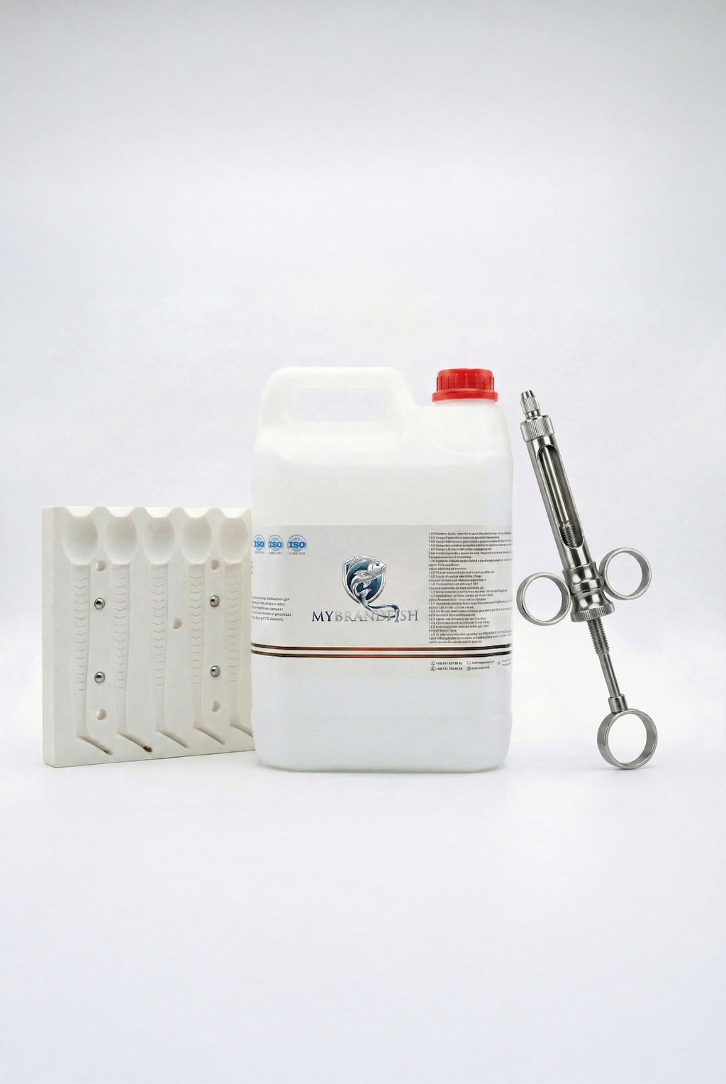 "Hızlı Üretim" Profesyonel Silikon Döküm Kiti (Kalıp + Hammadde + Enjektör)